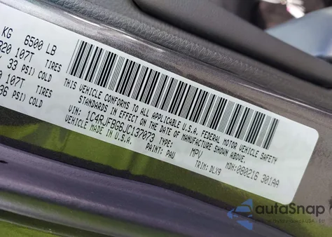 2018 Jeep Grand Cherokee Limited 4X4 z USA, uszkodzony, nr VIN 1C4RJFBG6JC137073